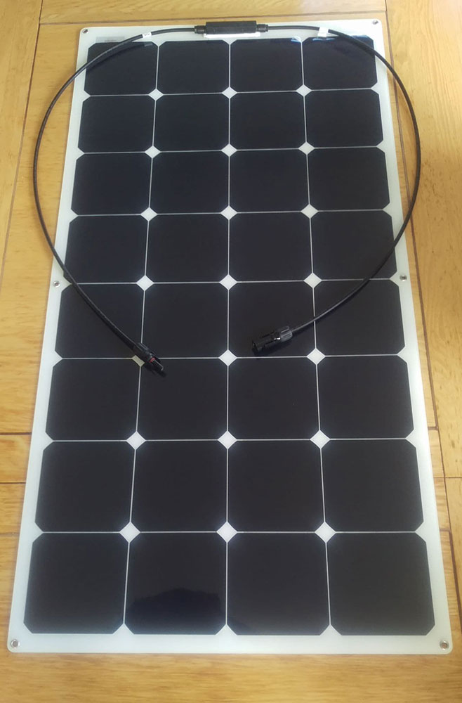 110W Flexible Solar Panel Sunpower Cells smooth