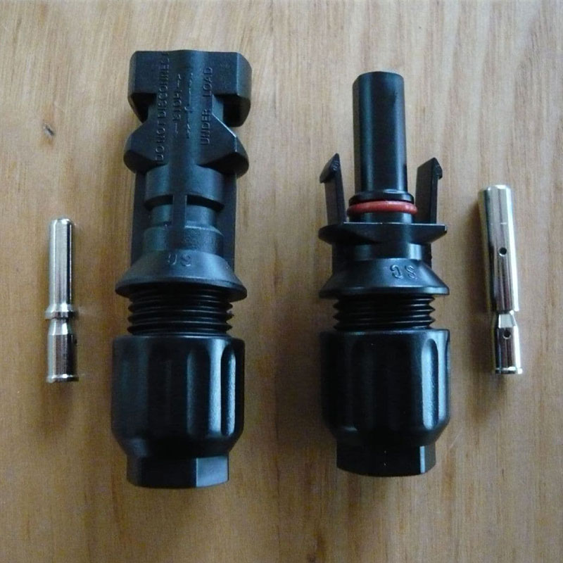 1 X PAIR OF MC4 CONNECTORS WITH PINS