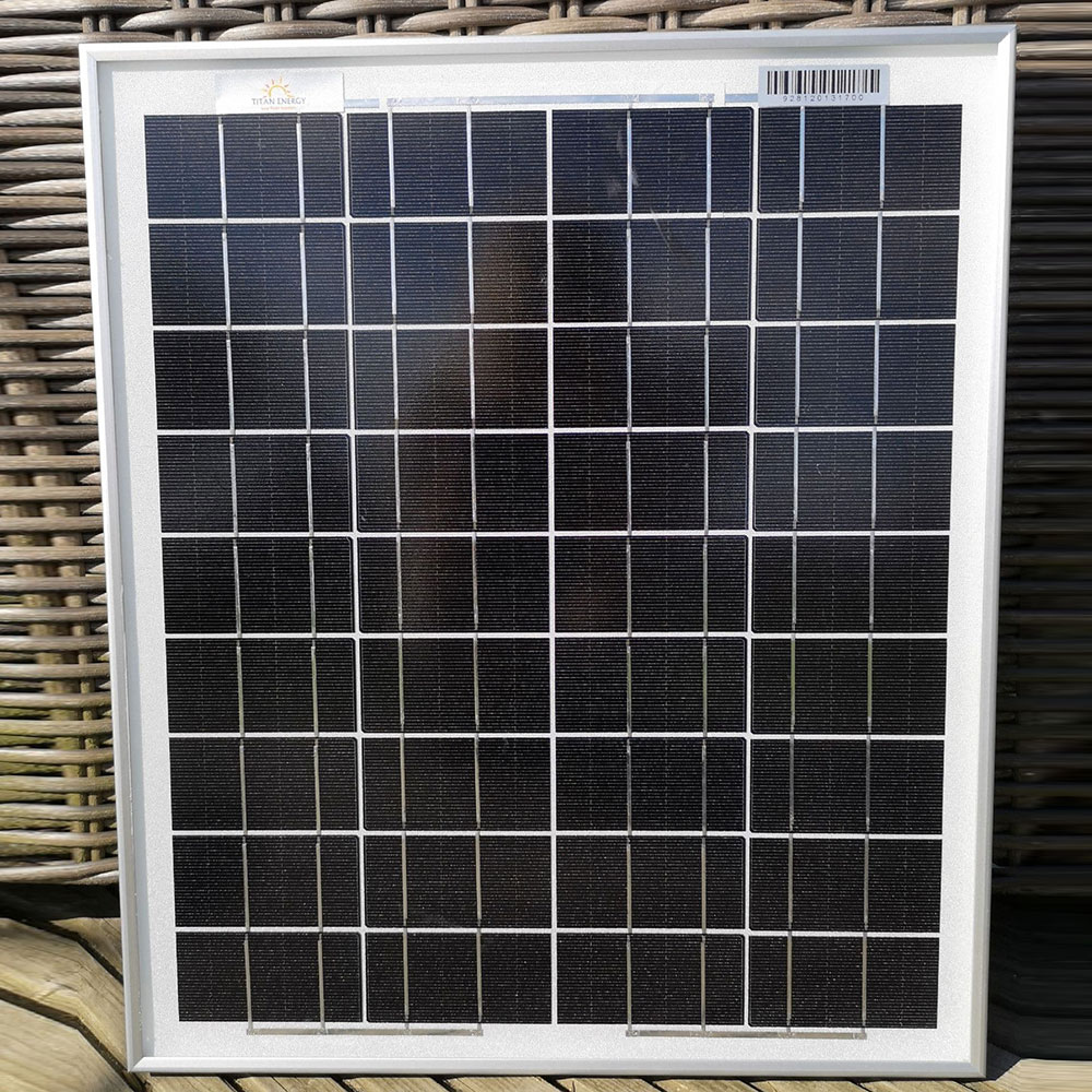 Order 20W solar panel Aluminium framed